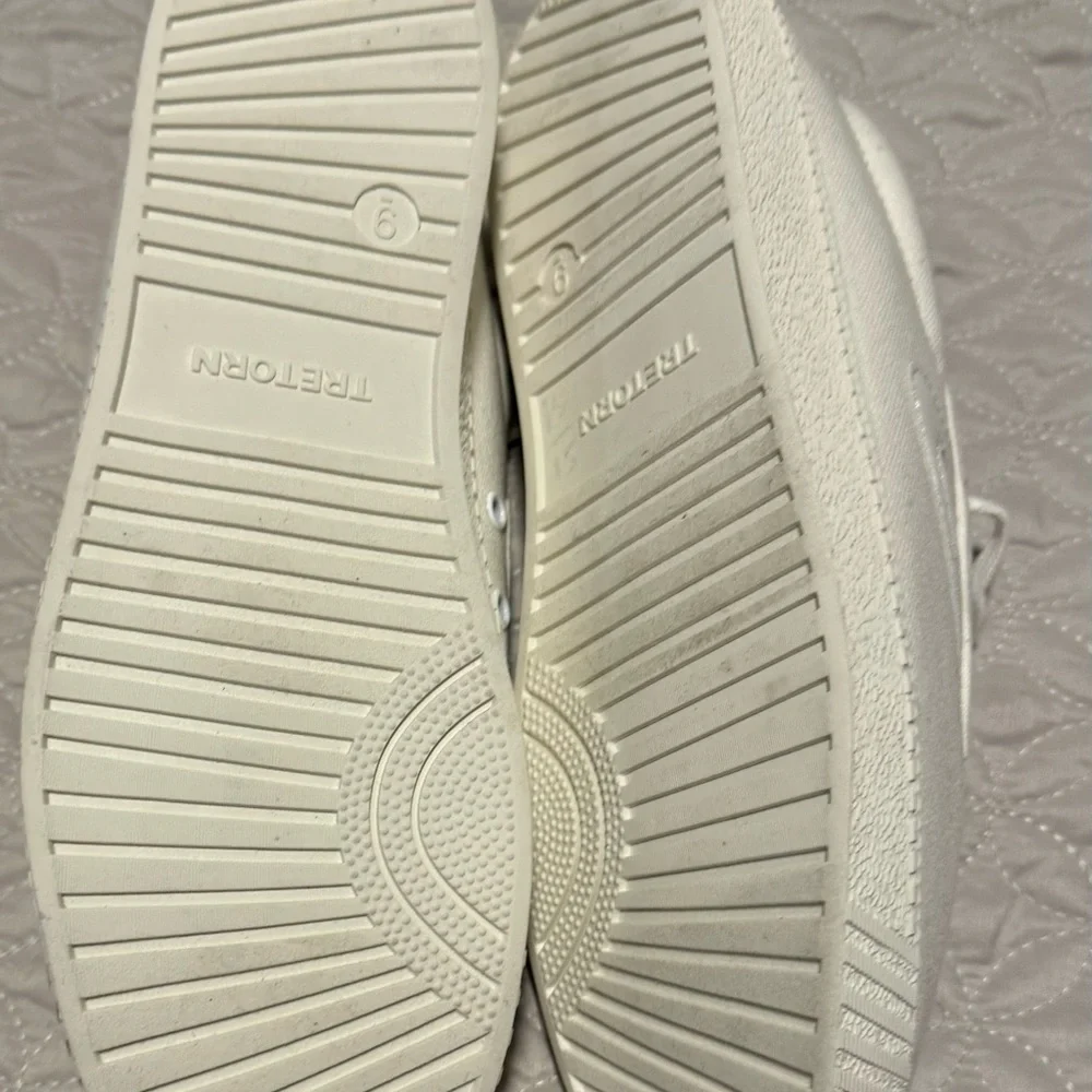 EUC Tretorn Nylite Plus White Canvas Sneakers Size 9M - Picture 6 of 6